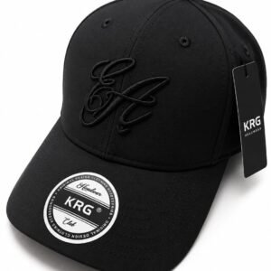 Premium Black Designed Embroidered Baseball Cap