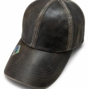 Premium Leather Baseball Cap – Stylish Casual Cap